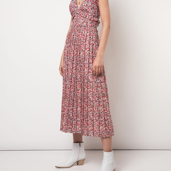 ROBERT RODRIGUEZ Cayana Pleated Floral Dress NWT 4 - Picture 8 of 8